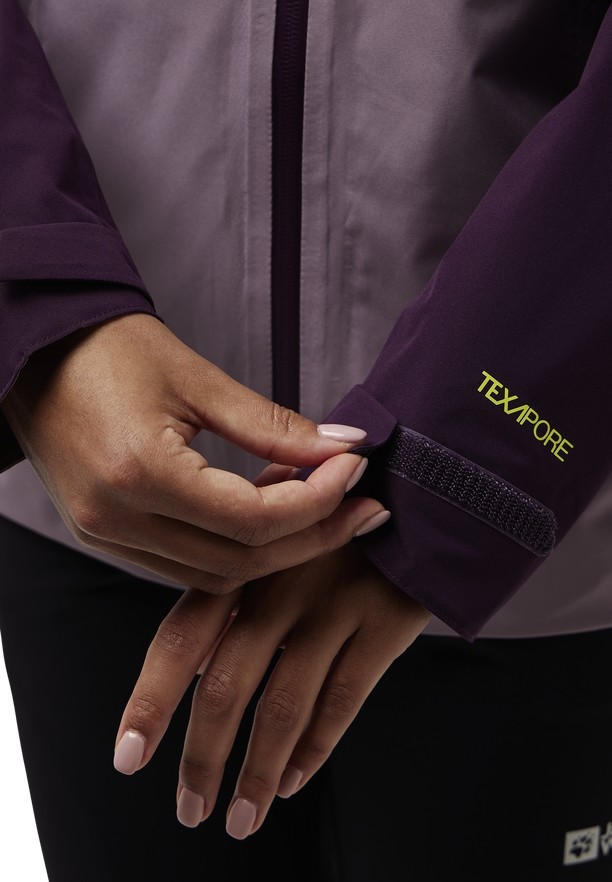 Purple Jack Wolfskin Eagle Peak 2l Women Rain Jackets | 57330248