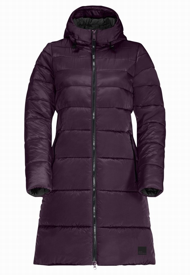 Purple Jack Wolfskin Eisbach Women Coats | 98347363