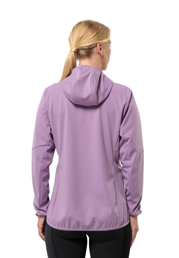 Purple Jack Wolfskin Feldberg Hoody Women Softshell Jackets | 94831052
