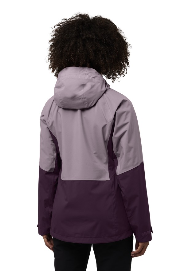 Purple Jack Wolfskin Glaabach 3in1 Women Jackets | 57765670