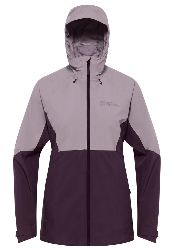 Purple Jack Wolfskin Glaabach 3in1 Women Jackets | 57765670