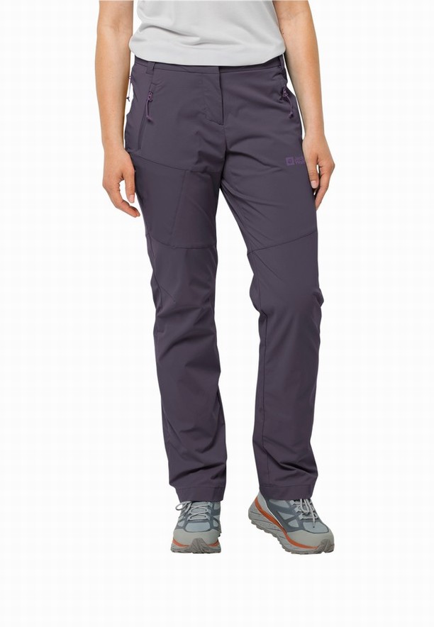 Purple Jack Wolfskin Glastal Women Hiking Pants | 87064038