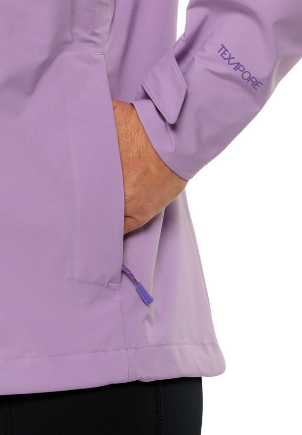 Purple Jack Wolfskin Highest Peak 3l Women Rain Jackets | 38550290