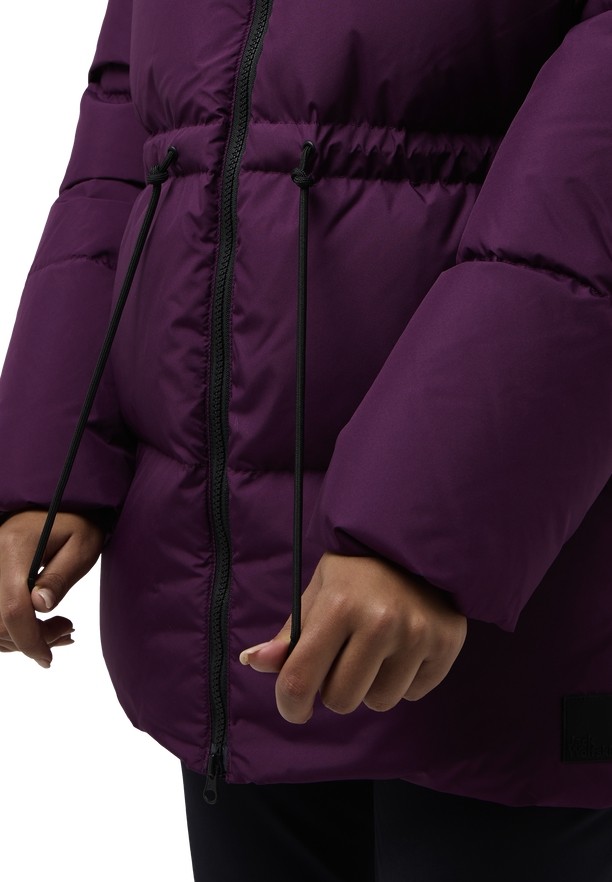 Purple Jack Wolfskin Kirschallee Women Winter Jackets | 47783978