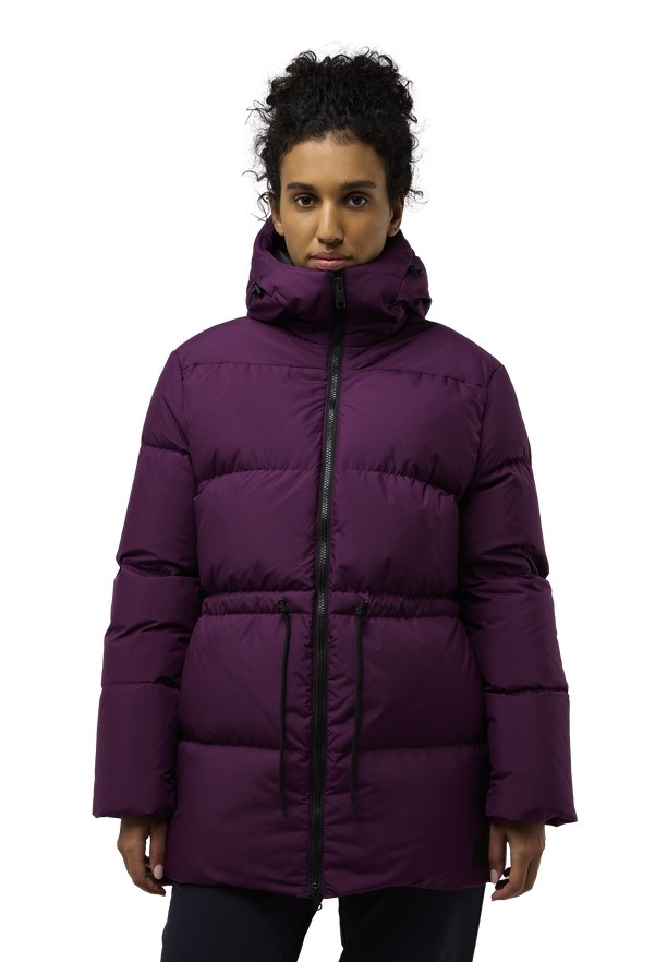 Purple Jack Wolfskin Kirschallee Women Winter Jackets | 47783978