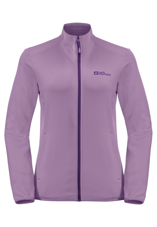 Purple Jack Wolfskin Kolbenberg Fz Women Fleece Jackets | 79875521