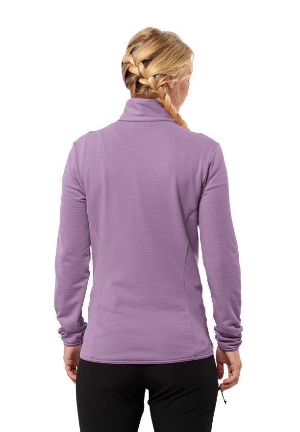 Purple Jack Wolfskin Kolbenberg Fz Women Fleece Jackets | 79875521