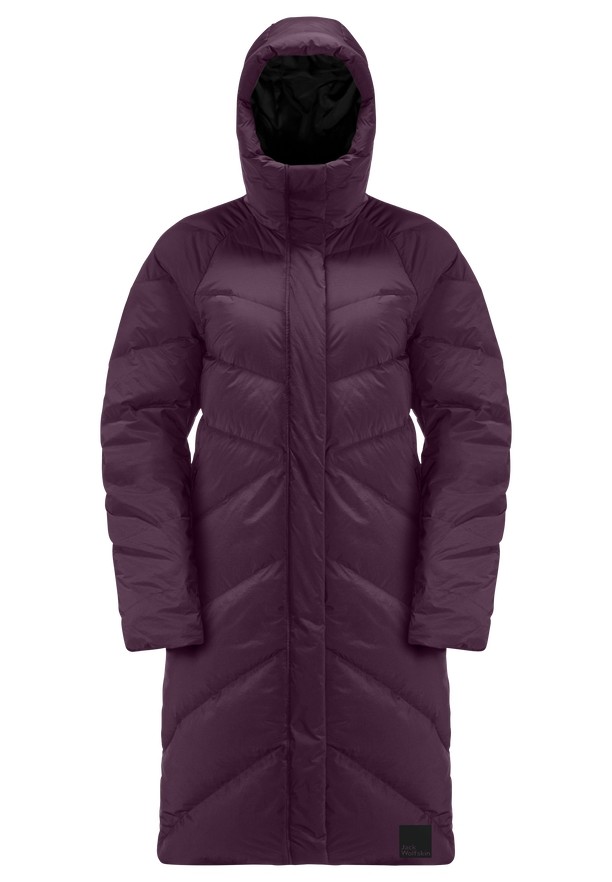 Purple Jack Wolfskin Marienplatz Women Down Coats | 36139449