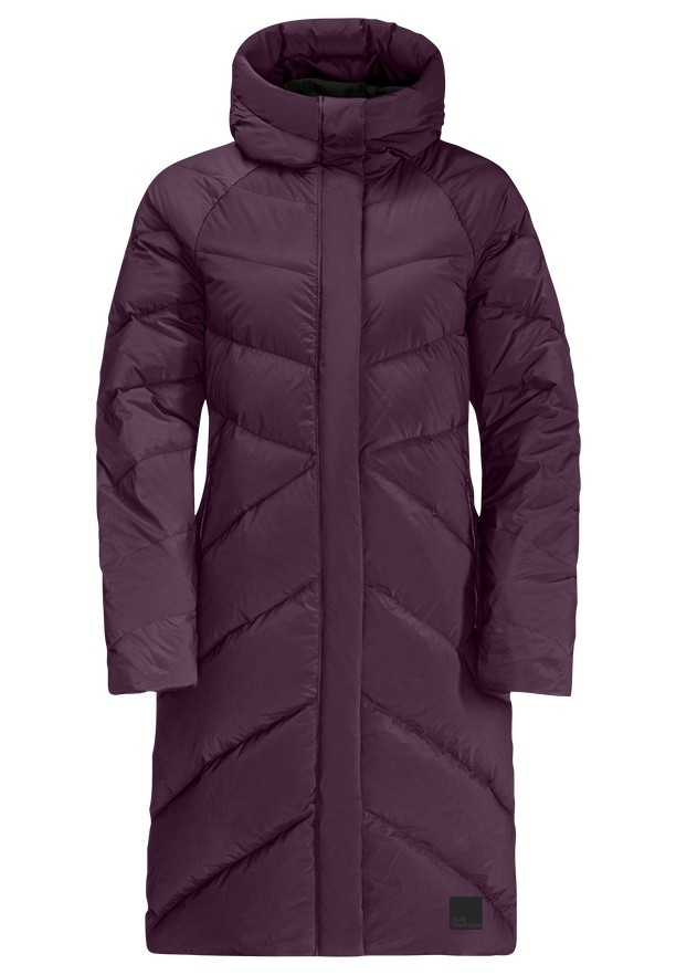 Purple Jack Wolfskin Marienplatz Women Down Coats | 36139449