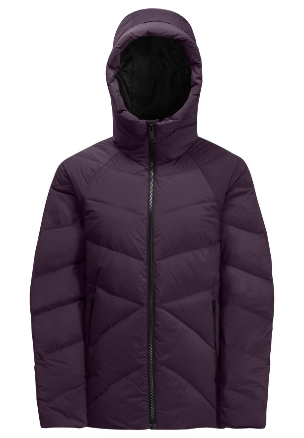 Purple Jack Wolfskin Marienplatz Women Down Jackets | 59015784