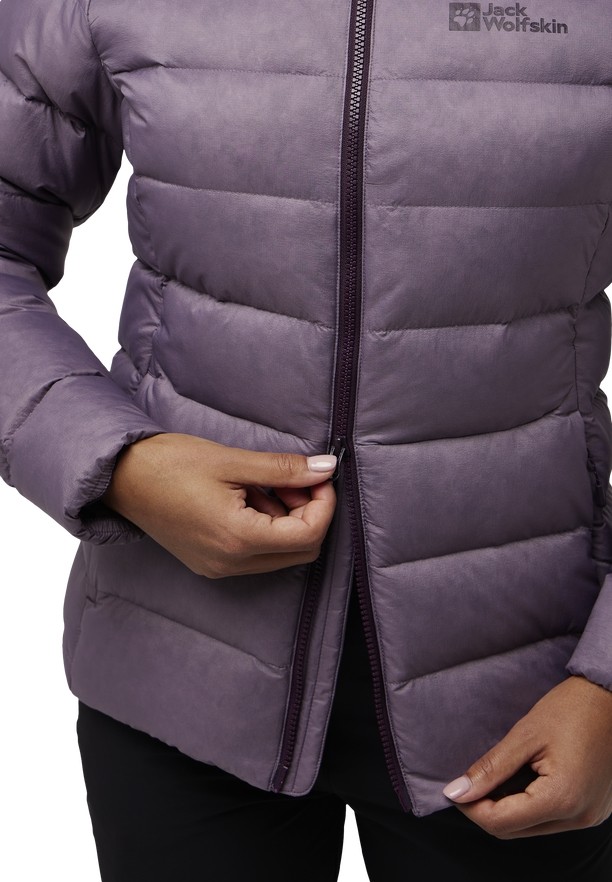 Purple Jack Wolfskin Nebelhorn Women Down Jackets | 34664753