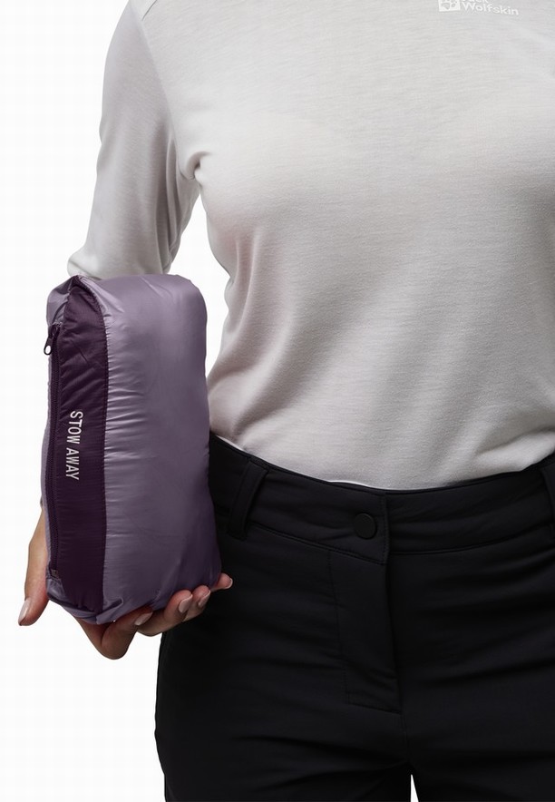 Purple Jack Wolfskin Passamani Women Down Jackets | 78182067