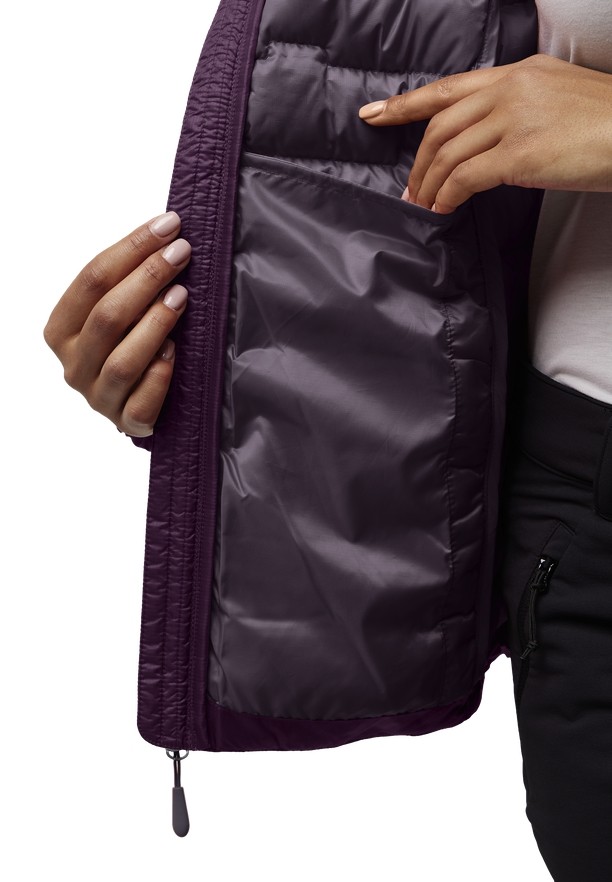 Purple Jack Wolfskin Passamani Women Down Jackets | 67685082