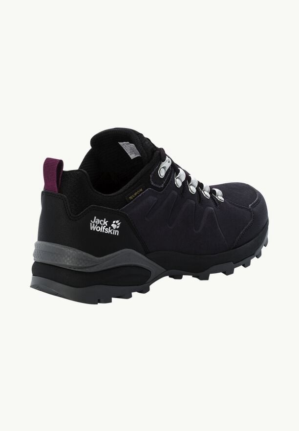 Purple Jack Wolfskin Refugio Texapore Low Women Hiking Shoes | 34508932
