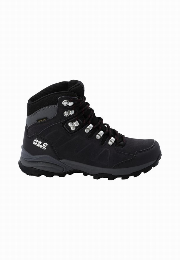 Purple Jack Wolfskin Refugio Texapore Mid Women Hiking Shoes | 26012852