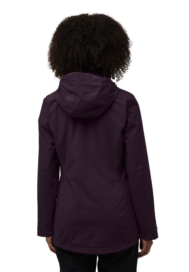 Purple Jack Wolfskin Rotwand 3in1 Women Jackets | 75735032