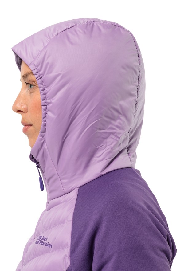 Purple Jack Wolfskin Routeburn Pro Hybrid Women Jackets | 83610197