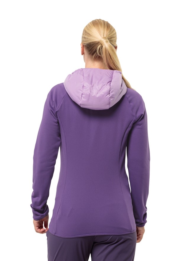 Purple Jack Wolfskin Routeburn Pro Hybrid Women Jackets | 83610197