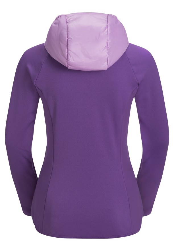 Purple Jack Wolfskin Routeburn Pro Hybrid Women Jackets | 83610197