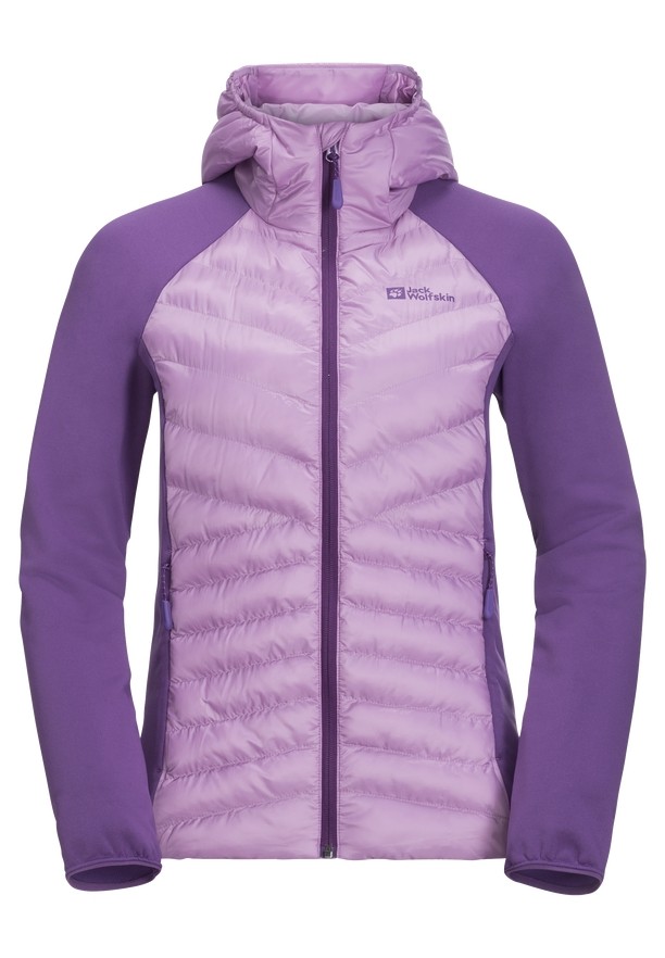 Purple Jack Wolfskin Routeburn Pro Hybrid Women Jackets | 83610197