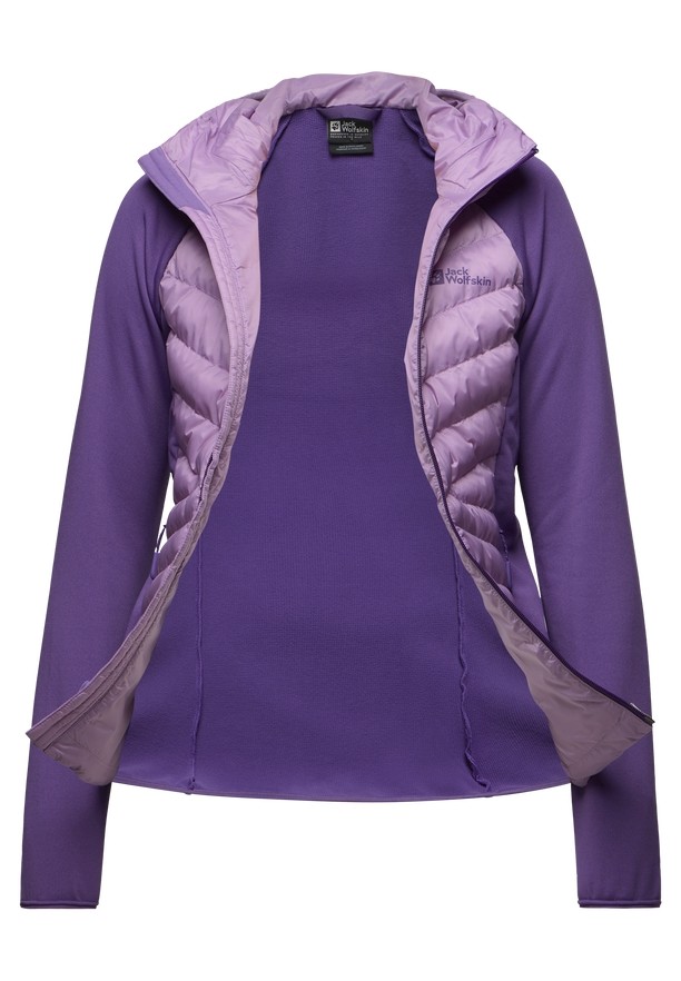 Purple Jack Wolfskin Routeburn Pro Hybrid Women Jackets | 83610197