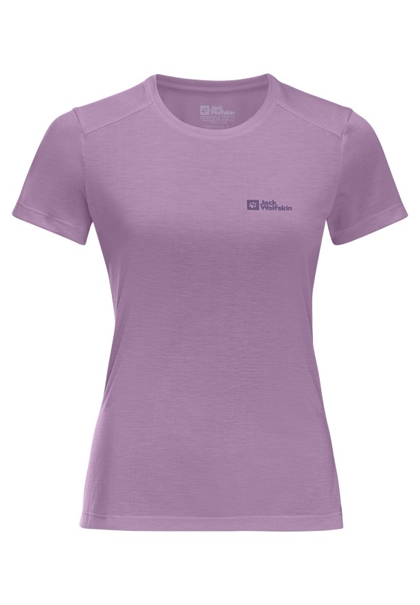 Purple Jack Wolfskin Vonnan S/s Women T Shirts | 30962778