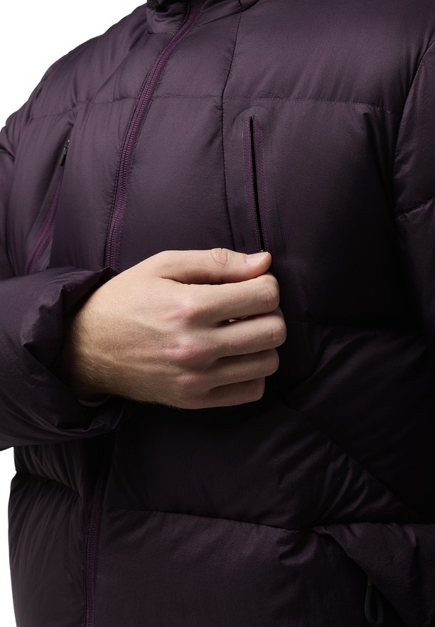 Purple Jack Wolfskin Wandermood Down Men Coats | 65578608