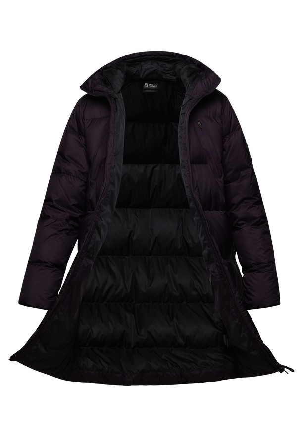 Purple Jack Wolfskin Wandermood Down Men Coats | 65578608