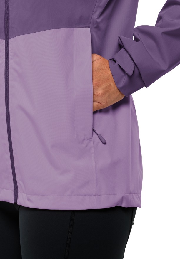Purple Jack Wolfskin Weiltal 2l Women Rain Jackets | 40000855