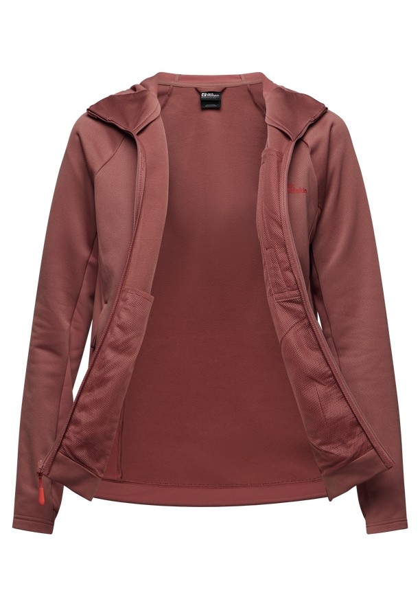 Red Jack Wolfskin Alpgrat Xt Women Fleece Jackets | 15289621