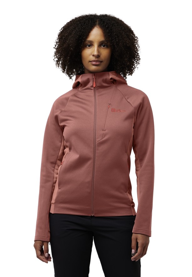 Red Jack Wolfskin Alpgrat Xt Women Fleece Jackets | 15289621