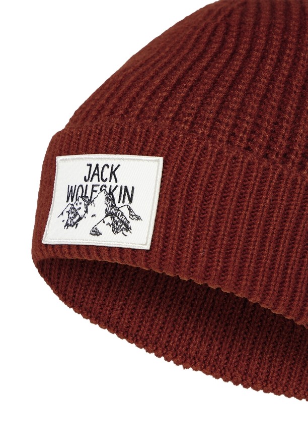 Red Jack Wolfskin Badge Men Beanie | 94411499
