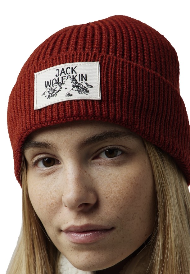Red Jack Wolfskin Badge Men Beanie | 94411499