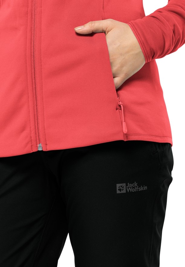 Red Jack Wolfskin Baiselberg Fz Women Fleece Jackets | 55427190