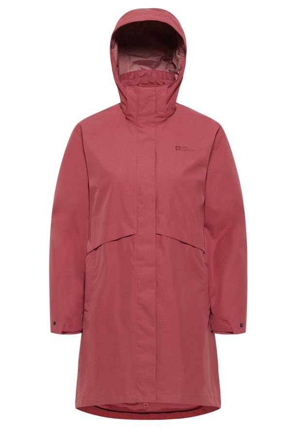 Red Jack Wolfskin Baylight 3in1 Women Coats | 41534510