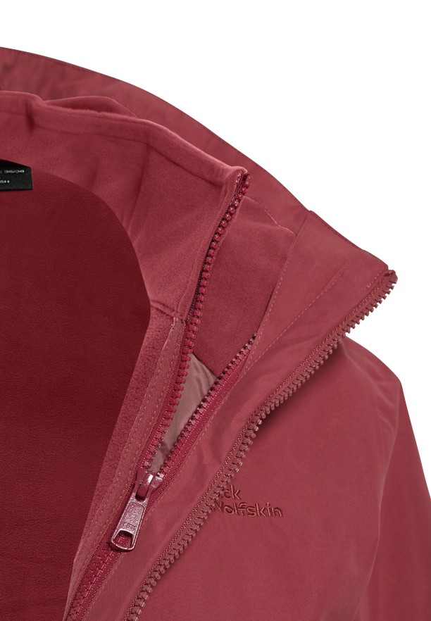 Red Jack Wolfskin Baylight 3in1 Women Coats | 41534510
