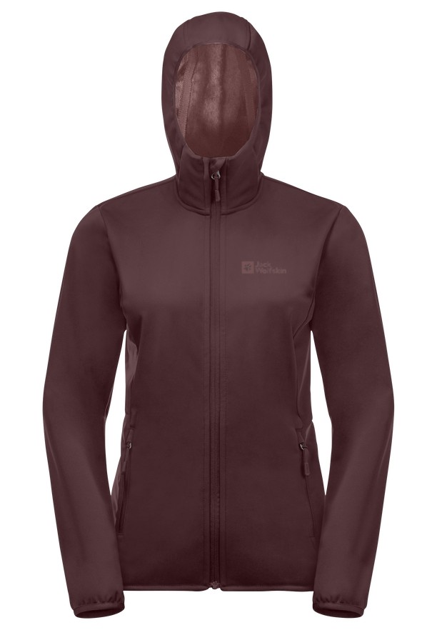 Red Jack Wolfskin Bornberg Hoody Women Jackets | 99018423