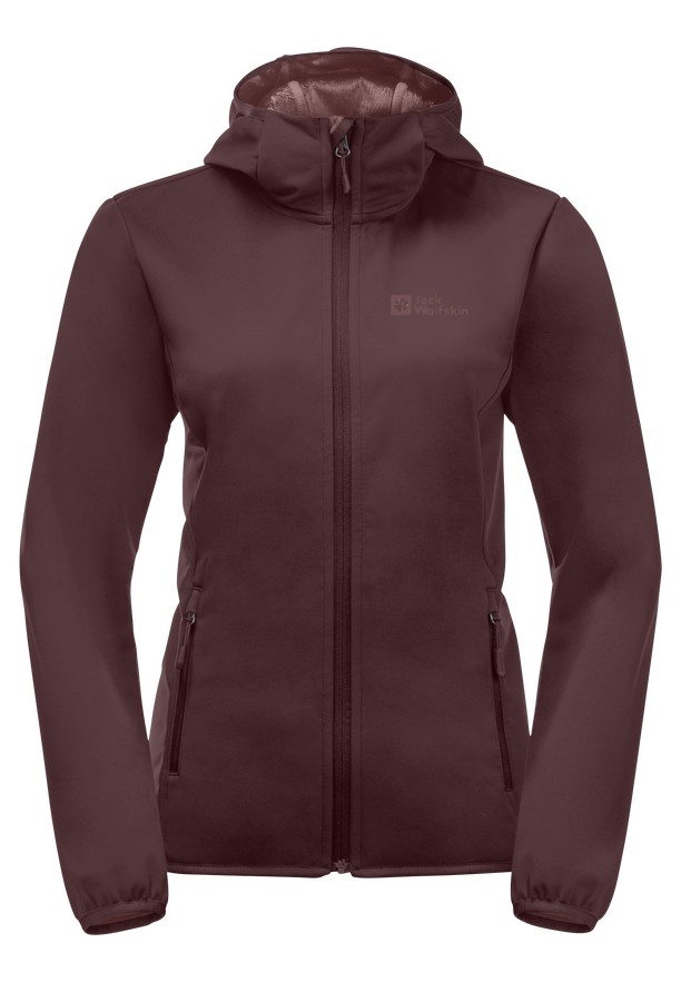 Red Jack Wolfskin Bornberg Hoody Women Jackets | 99018423