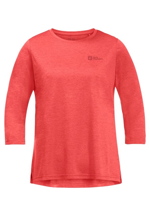 Red Jack Wolfskin Crosstrail 3/4 Women T Shirts | 38282414