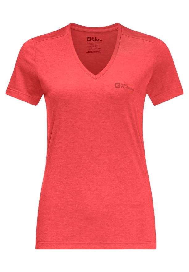 Red Jack Wolfskin Crosstrail Women T Shirts | 49928677