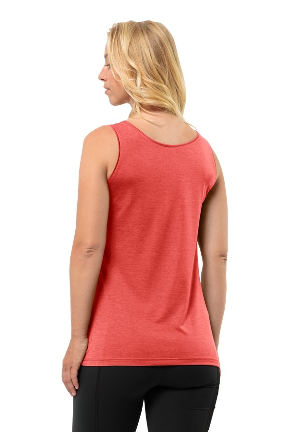 Red Jack Wolfskin Crosstrail Women Tank Top | 15470295