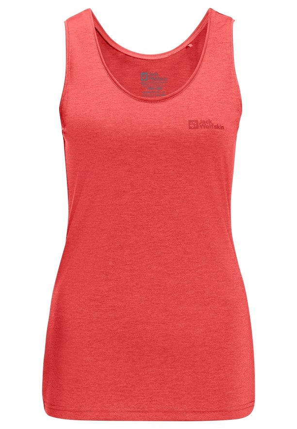 Red Jack Wolfskin Crosstrail Women Tank Top | 15470295