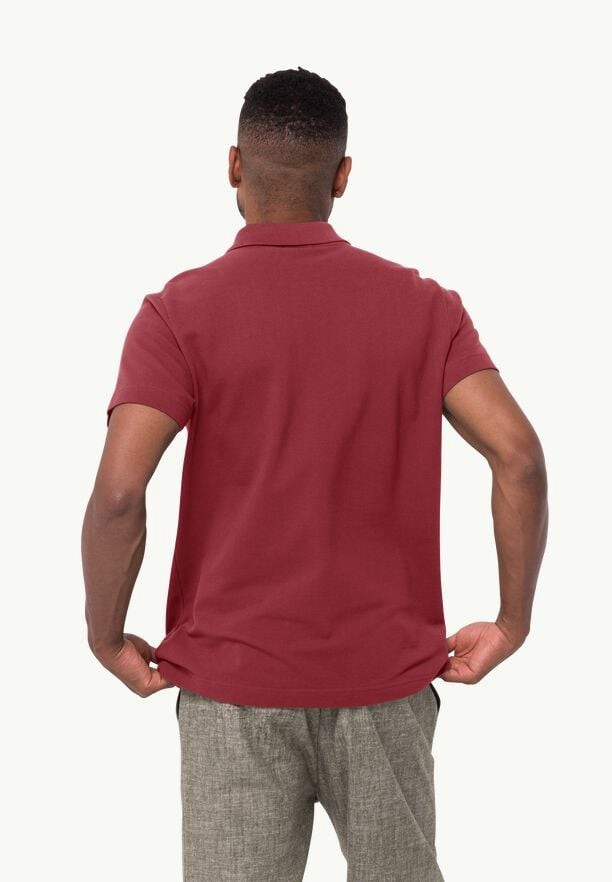 Red Jack Wolfskin Essential Men Polo Shirts | 77083611