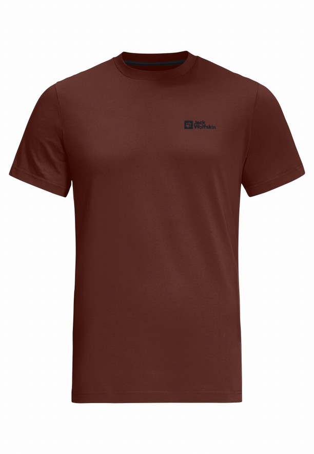 Red Jack Wolfskin Essential Men T Shirts | 47202600