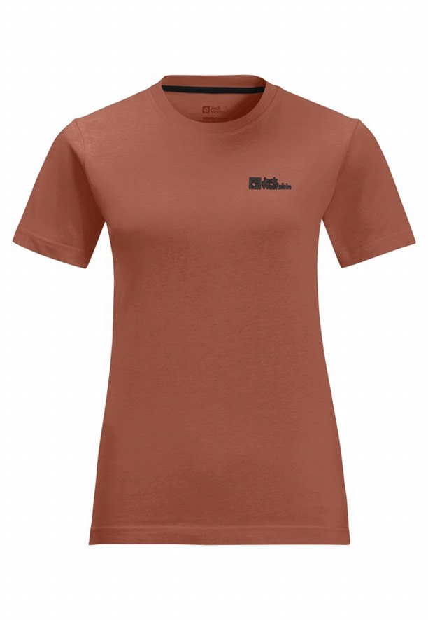 Red Jack Wolfskin Essential Women T Shirts | 78891698