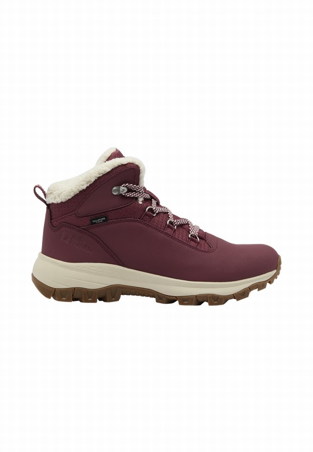 Red Jack Wolfskin Everquest Texapore Mid Women Winter Shoes | 91232535