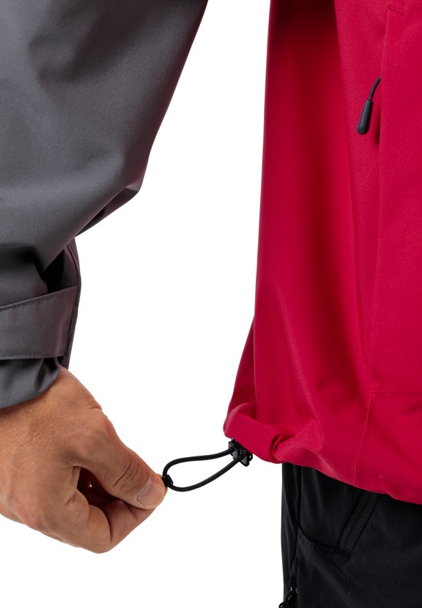 Red Jack Wolfskin Feldberg Hoody Men Rain Jackets | 29796367