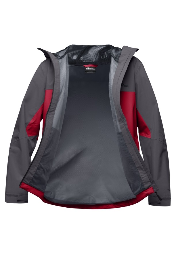Red Jack Wolfskin Feldberg Hoody Men Rain Jackets | 29796367
