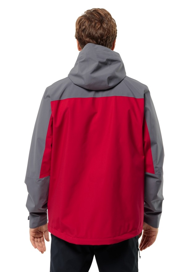 Red Jack Wolfskin Feldberg Hoody Men Rain Jackets | 29796367