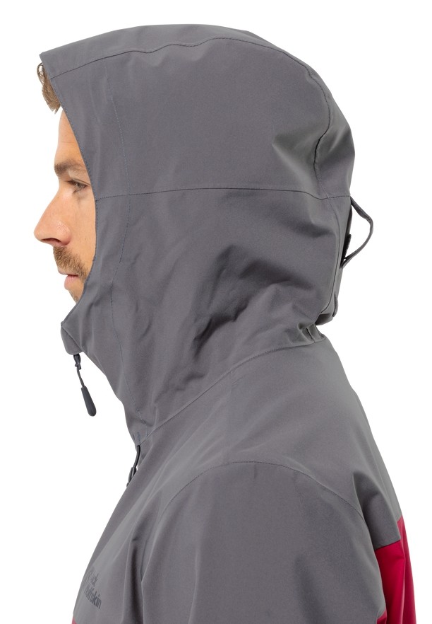 Red Jack Wolfskin Feldberg Hoody Men Rain Jackets | 29796367